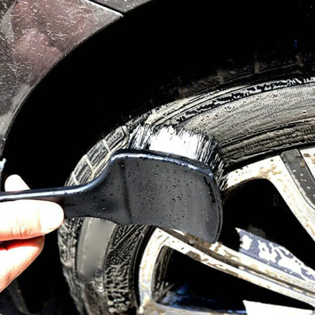 

Cleaning Tire Brush Cleaning Tools Detailing Parts Plastic Scrub Tire Rim Universal Washing 1 Pcs
