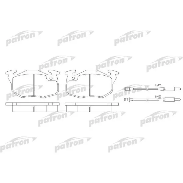 Disc brake pads front CITROEN: SAXO 96-03 PEUGEOT | Автомобили и мотоциклы