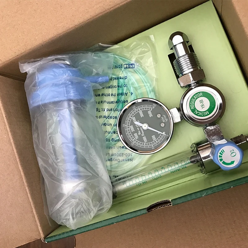 Регулятор давления кислорода G5/8 расходомер поглотитель буйного типа Ингалятор