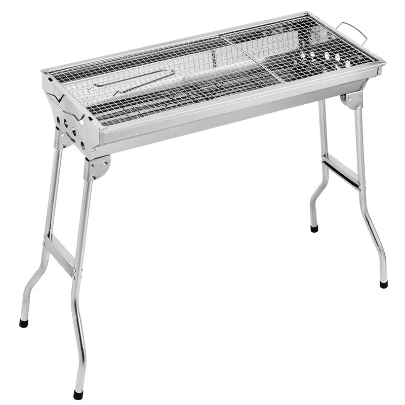 

Outdoor stainless steel grill BBQ carbon grill portable folding grill