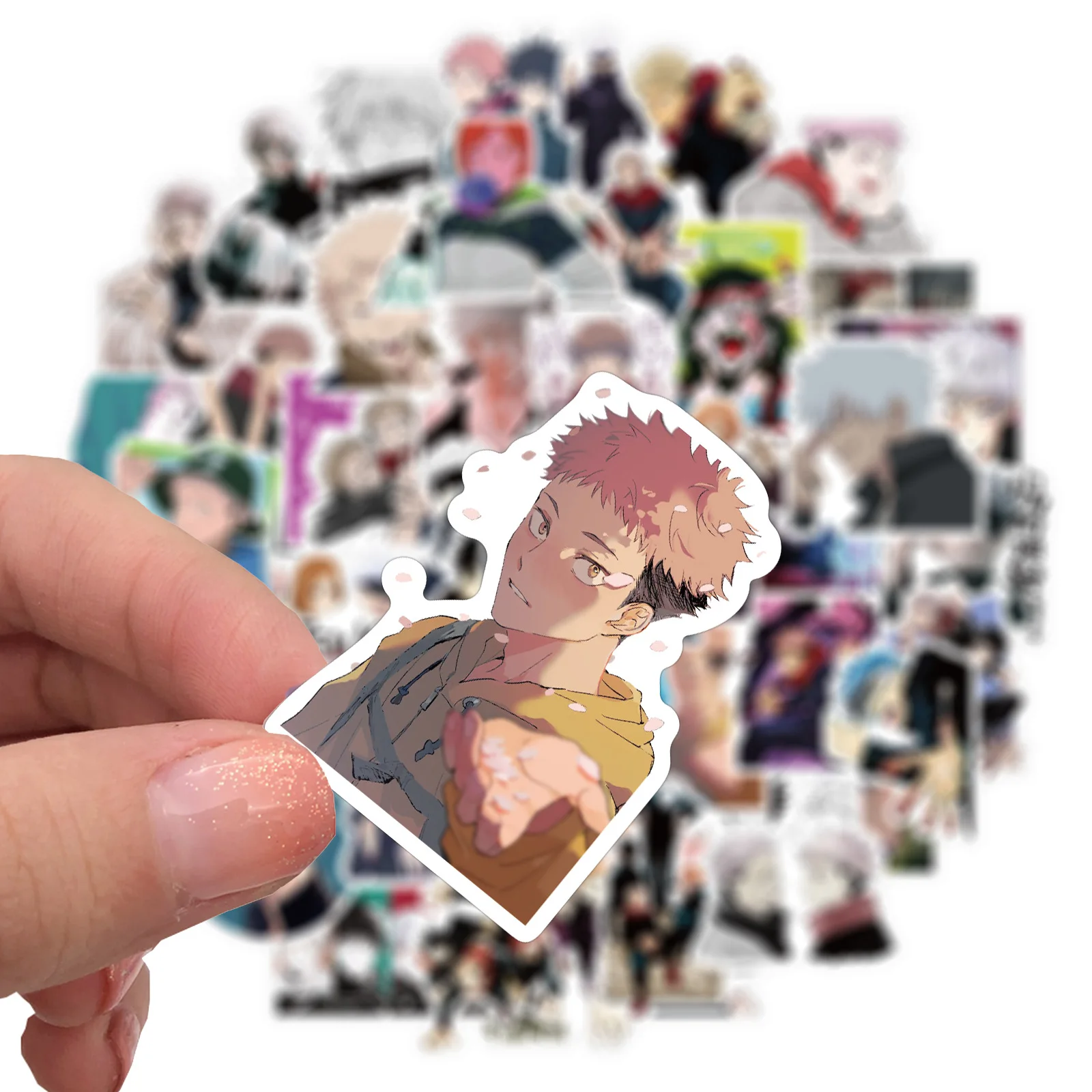 

50/100pcs Anime Jujutsu Kaisen Sticker Gojo Satoru Stickers Waterproof Decals Skateboard Sticker For Laptop Suitcase