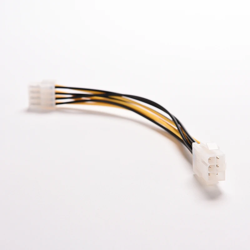 6 до 8 Pin PCI Express преобразователь питания Кабельный Шнур соединитель для видеокарты