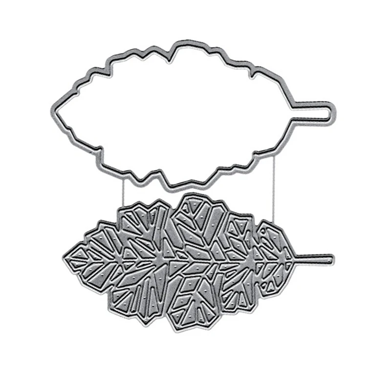 cutting dies DiyArts Oak Leaf металлическая штамповка высечка Сделай Сам декоративное рельефное тиснение для скрапбукинга сбор Ремесло Создание штампов трафарет для открыток - Цвет: cutting dies