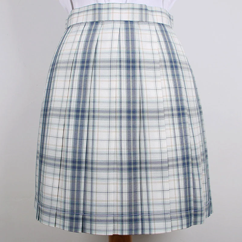 

2021 A-line Short Skirt High Waist Uniform Jk Skirts Plaid Skirt School Girl Rose Red White Tutu Skirt Student Outfit Clothes