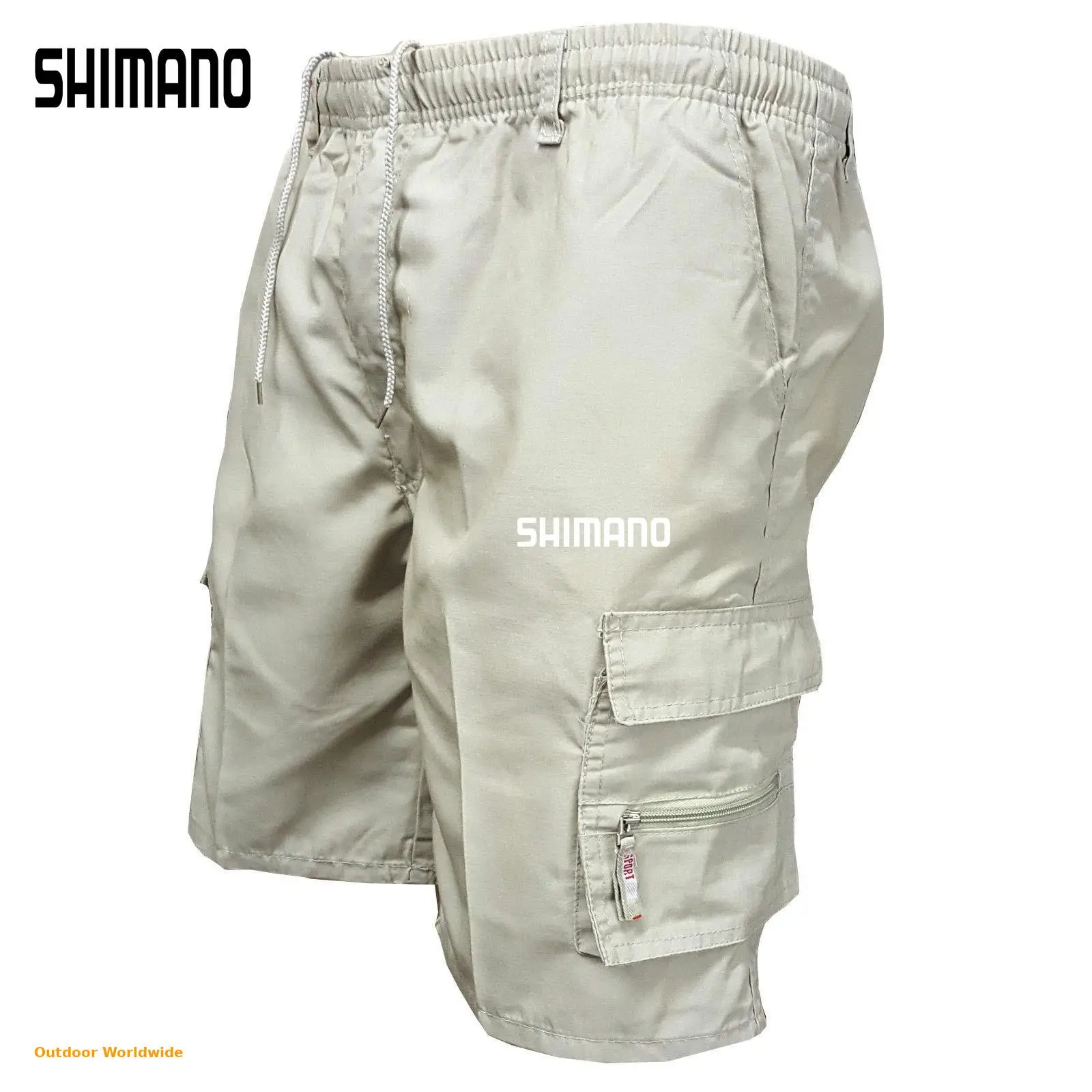 

New Brand Fishing Shorts Summer Autumn Breathable Multi Pockets Loose Man Fishing Pants Quick Dry Breathable Fishing Wear