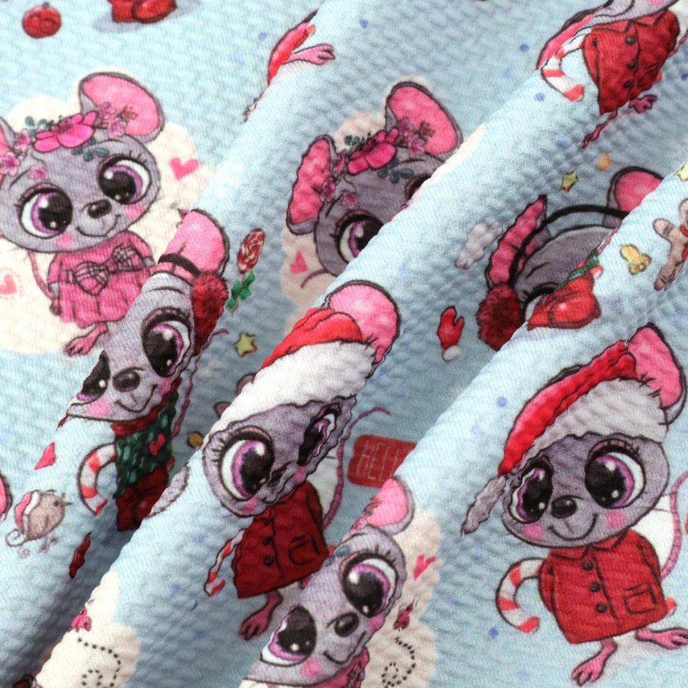 50*145 см полиэфирная хлопковая ткань с рисунком банта, мультяшная Лоскутная Ткань для изготовления кукольной ткани, ткань для одежды, c6174