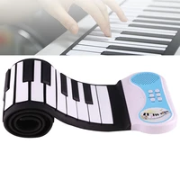 49 keys silicon flexible hand roll up piano electronic keyboard organ enlightenment music gift for children performance