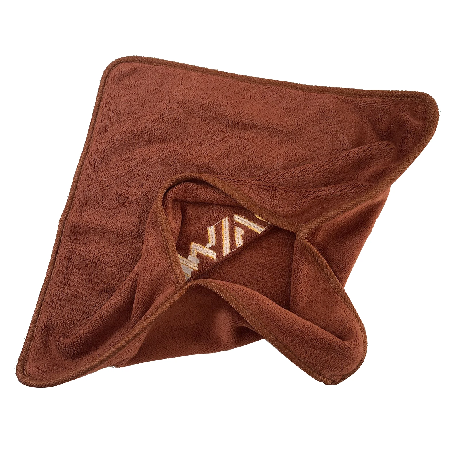 Двухслойное полотенце Daiwa из микрофибры для рыбалки с зажимом карабина