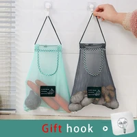 hanging vegetable storage net bag grocery bag holder reusable produce bags home organization and storage kitchen tools