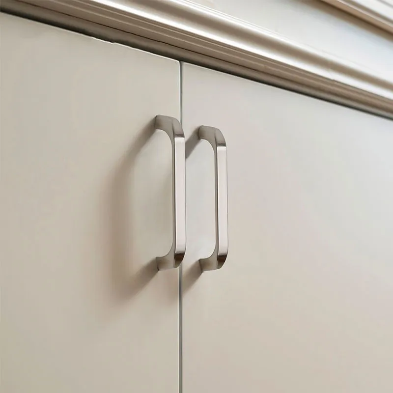 KK & FING никель матовый цинковый сплав дверные ручки для шкафов ящика кухонный шкаф