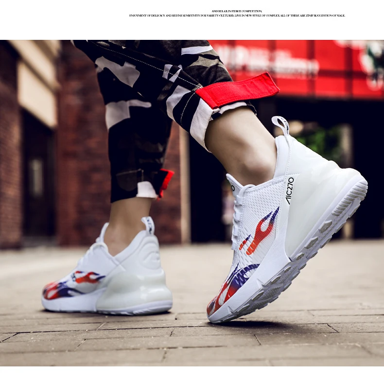 Мужская Спортивная обувь, брендовые кроссовки для бега, дышащие, zapatillas hombre Deportiva 270, Высококачественная Мужская обувь, кроссовки для тренировок