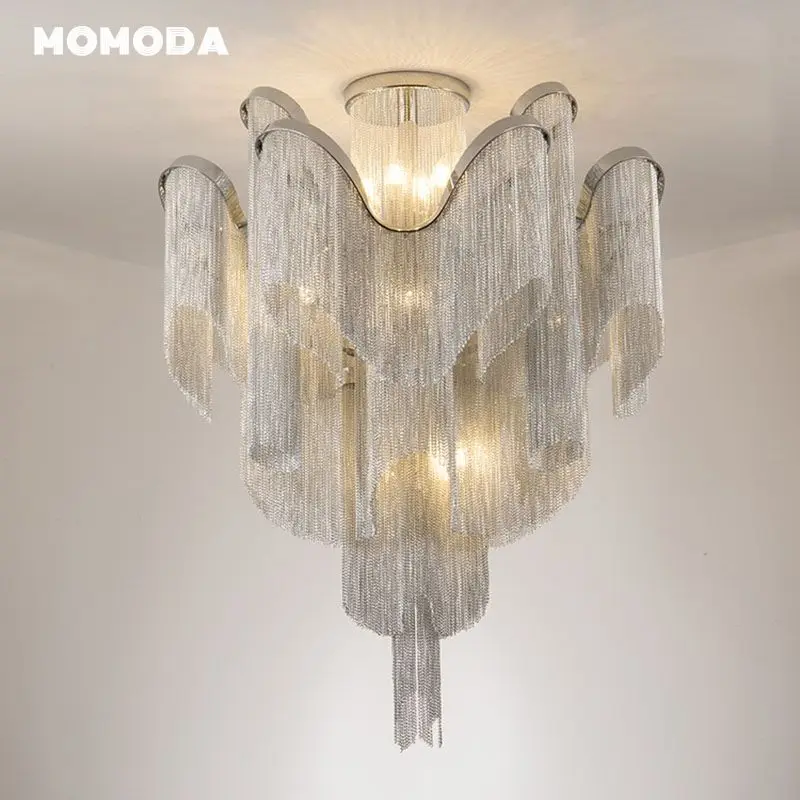 Роскошные светодиодный ные потолочные светильники современные алюминиевые