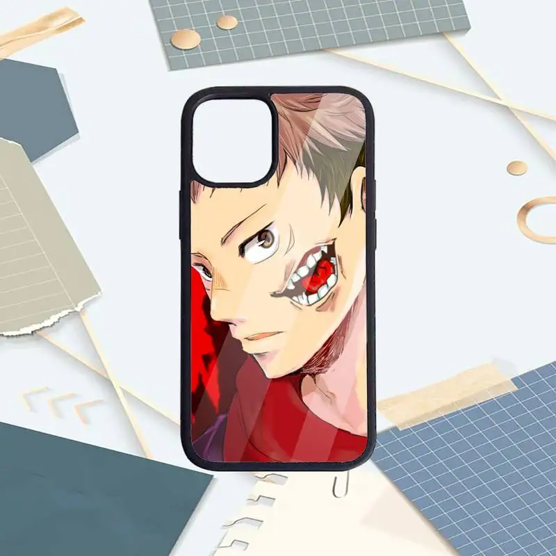 

Japan anime Jujutsu Kaisen Phone Case PC For iPhone 11 12 pro XS MAX 8 7 6 6S Plus X 5S SE 2020 XR