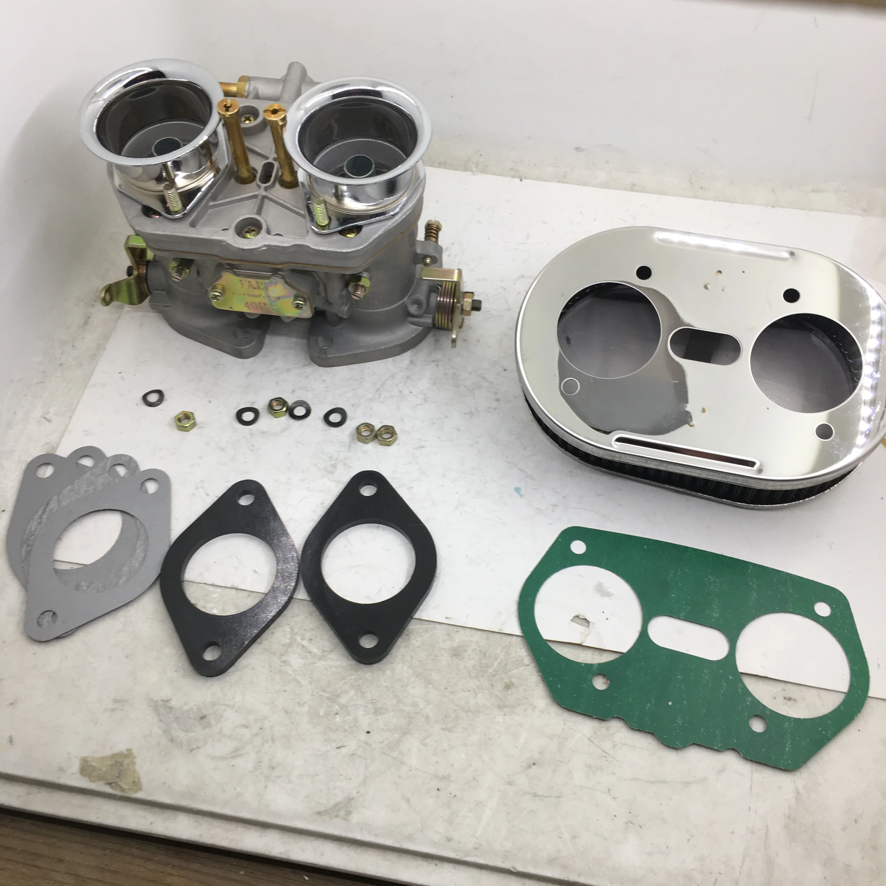 SherryBerg fajs 48mm 48 IDF 48IDF carb carburetor+28mm air horns+45mm tall filter Insulate kit for Weber Solex dellorto EMPI | Автомобили