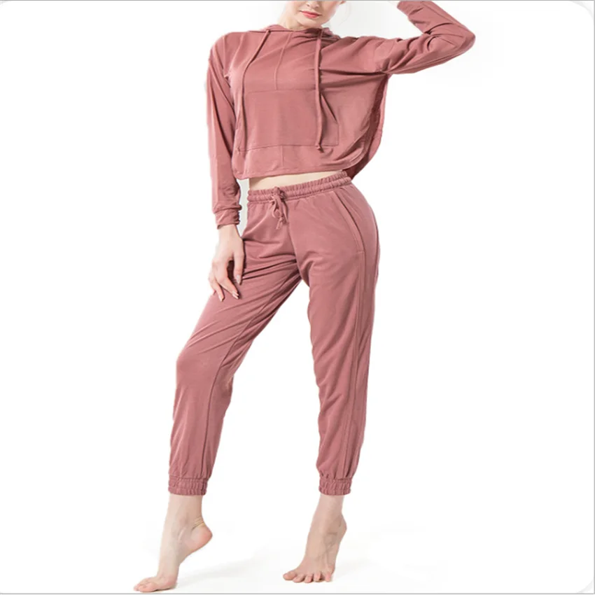 

Loose Feet New Yoga Sports Fitness Leisure High-elastic Running Quick-drying Breathable Spring And Autumn Yoga Sweatpants DS171
