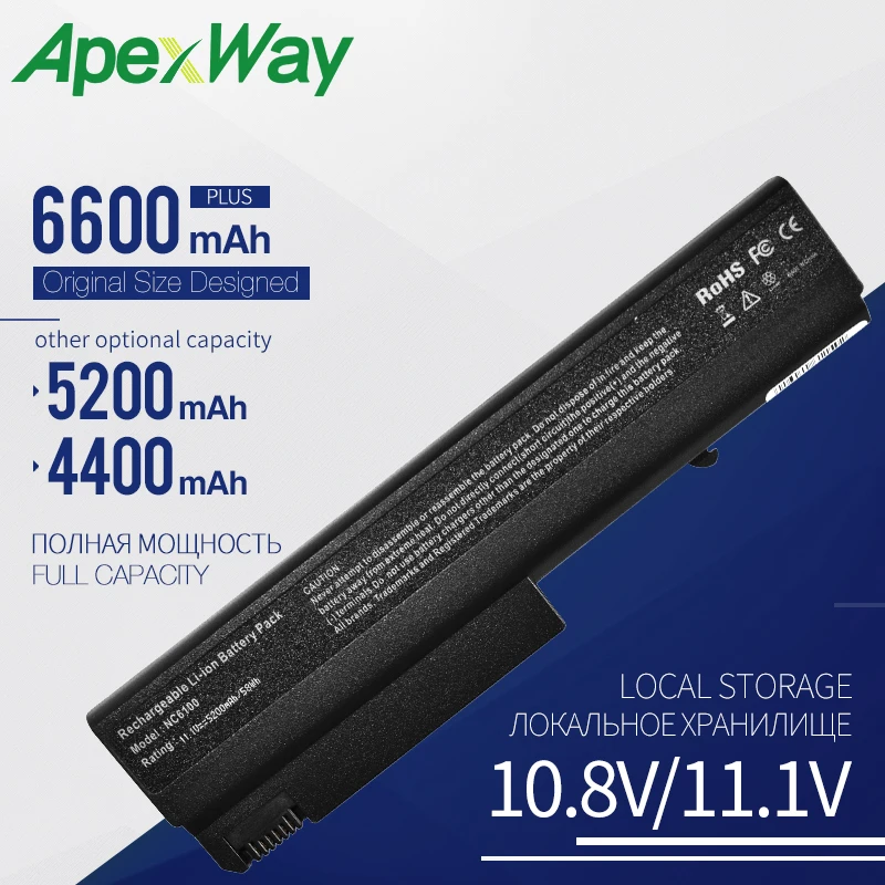 4400 мАч аккумулятор для ноутбука HP COMPAQ nx5100 6910p nx6120 nx6130 nx6140 nx6100 nx6110 nx6125 nx6310 nx6320 nx6330