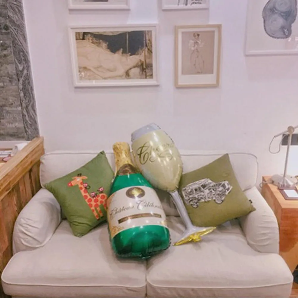 Большой стакан для пива шары Золотой виски бутылка вина образные шарики из