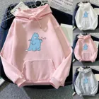 Толстовка Женская в стиле Харадзюку, с капюшоном и карманом