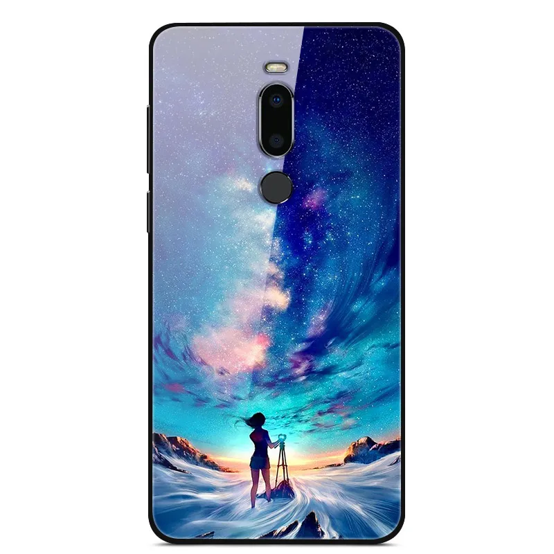 41 Чехол для Meizu M8, закаленное стекло, жесткая задняя крышка для Meizu M8 M 8, мягкий чехол для телефона, бампер для MeizuM8, защитный чехол 5,7 дюйма - Цвет: 41