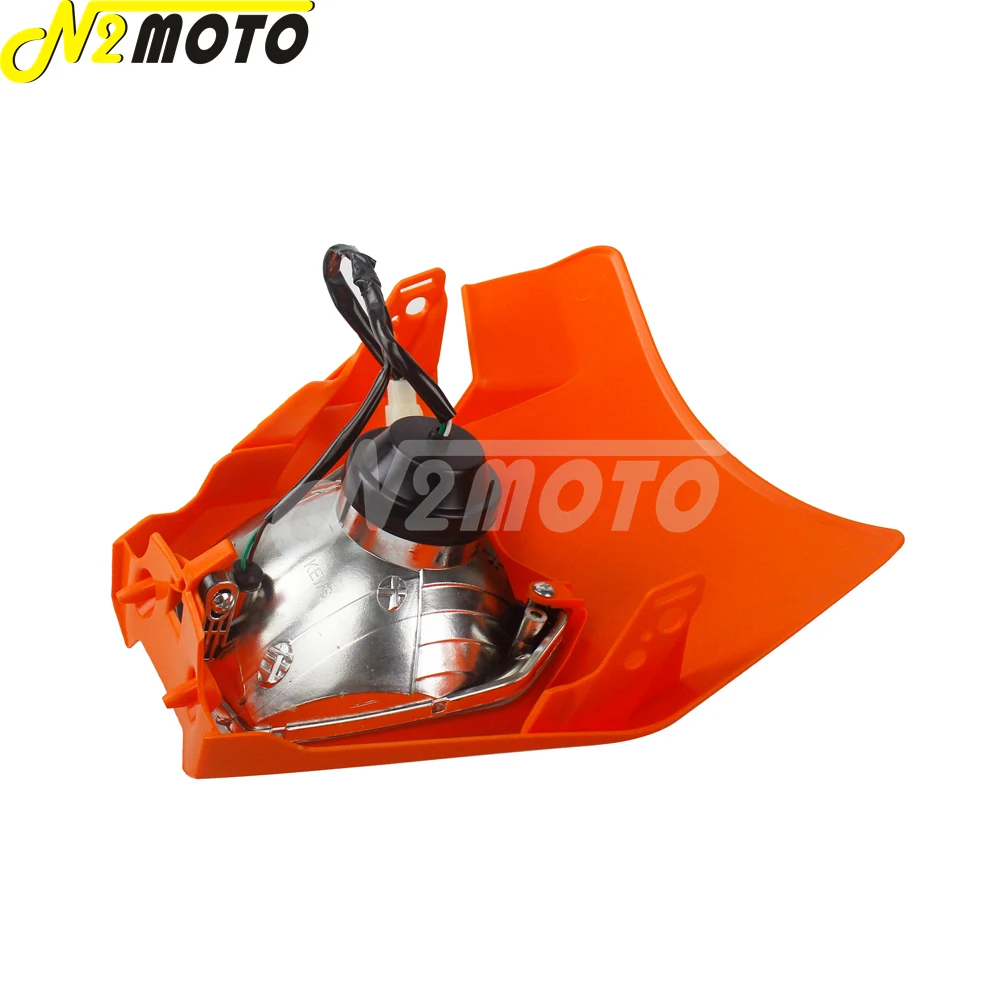 Оранжевый Enduro стикеры фары для MX EXC SX F XCF XC 250 300 350 450 500 2016 2017 2018 Байк E8 Emark маска| |