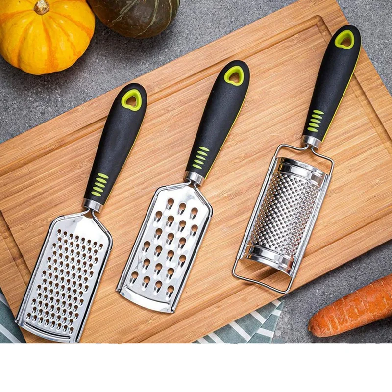 Кухонная терка для сыра измельчитель лимона набор из 3 терки легко натерять или