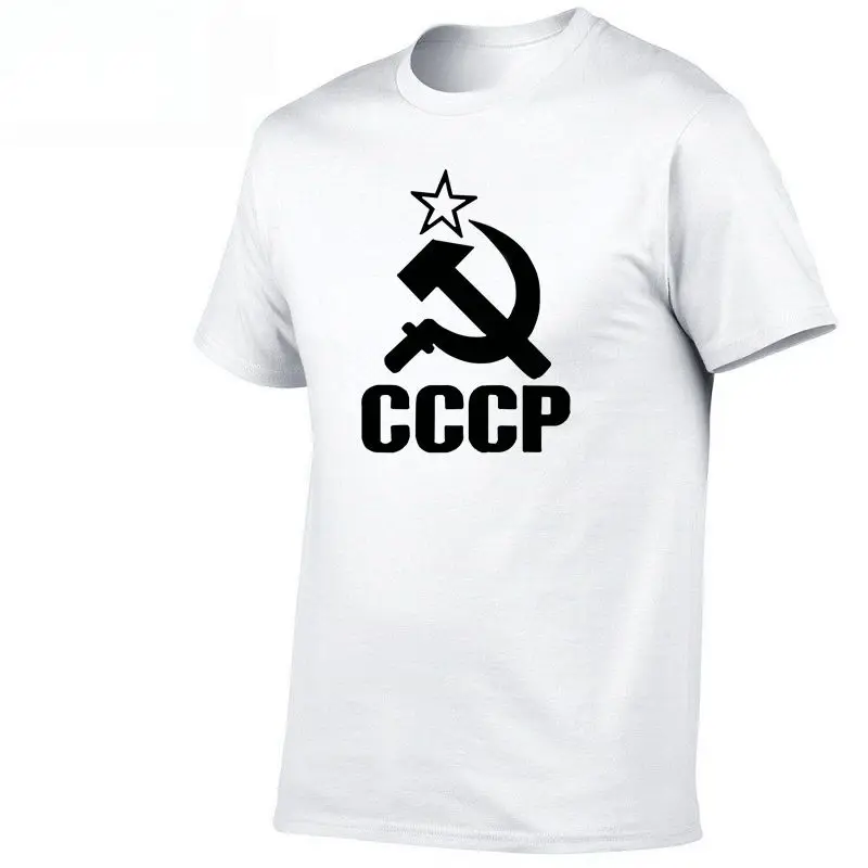 15 Летние русские футболки CCCP для мужчин, футболки с коротким рукавом, футболки с круглым вырезом из хлопка для мужчин - Цвет: 15