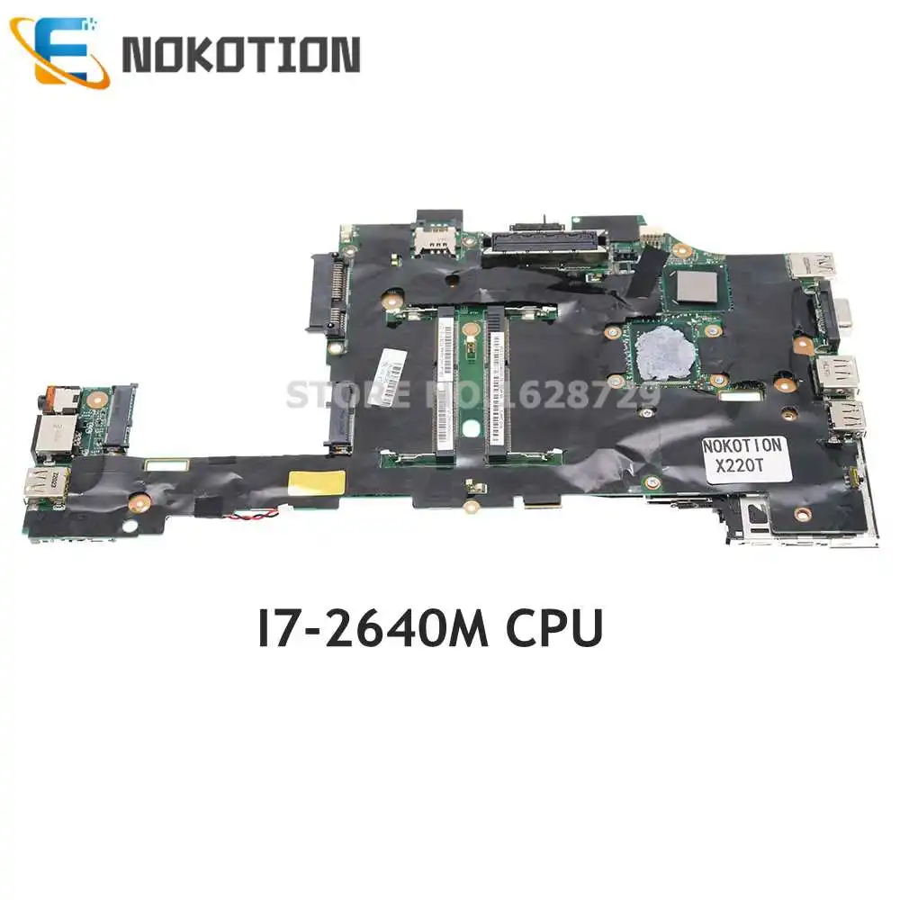 NOKOTION FRU 04Y1814 04W3380 для Lenovo ThinkPad X220T X220 материнская плата планшетного ноутбука