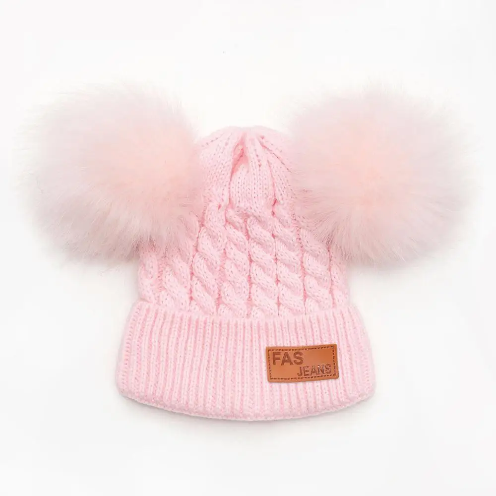 Molixinyu новая детская зимняя вязаная шапка для новорожденных с помпоном зимний