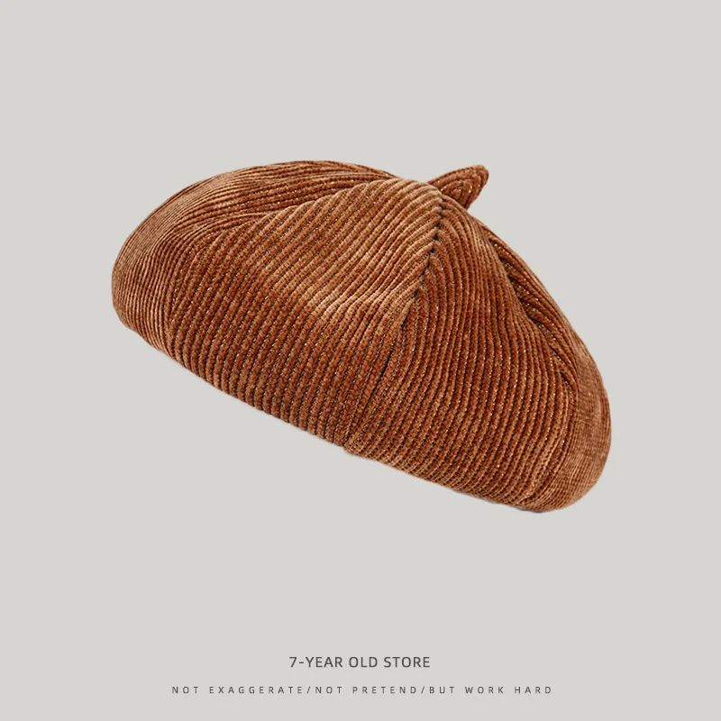 Берет женский осенне-зимний новый красный берет из сетчатой ткани в Корейском