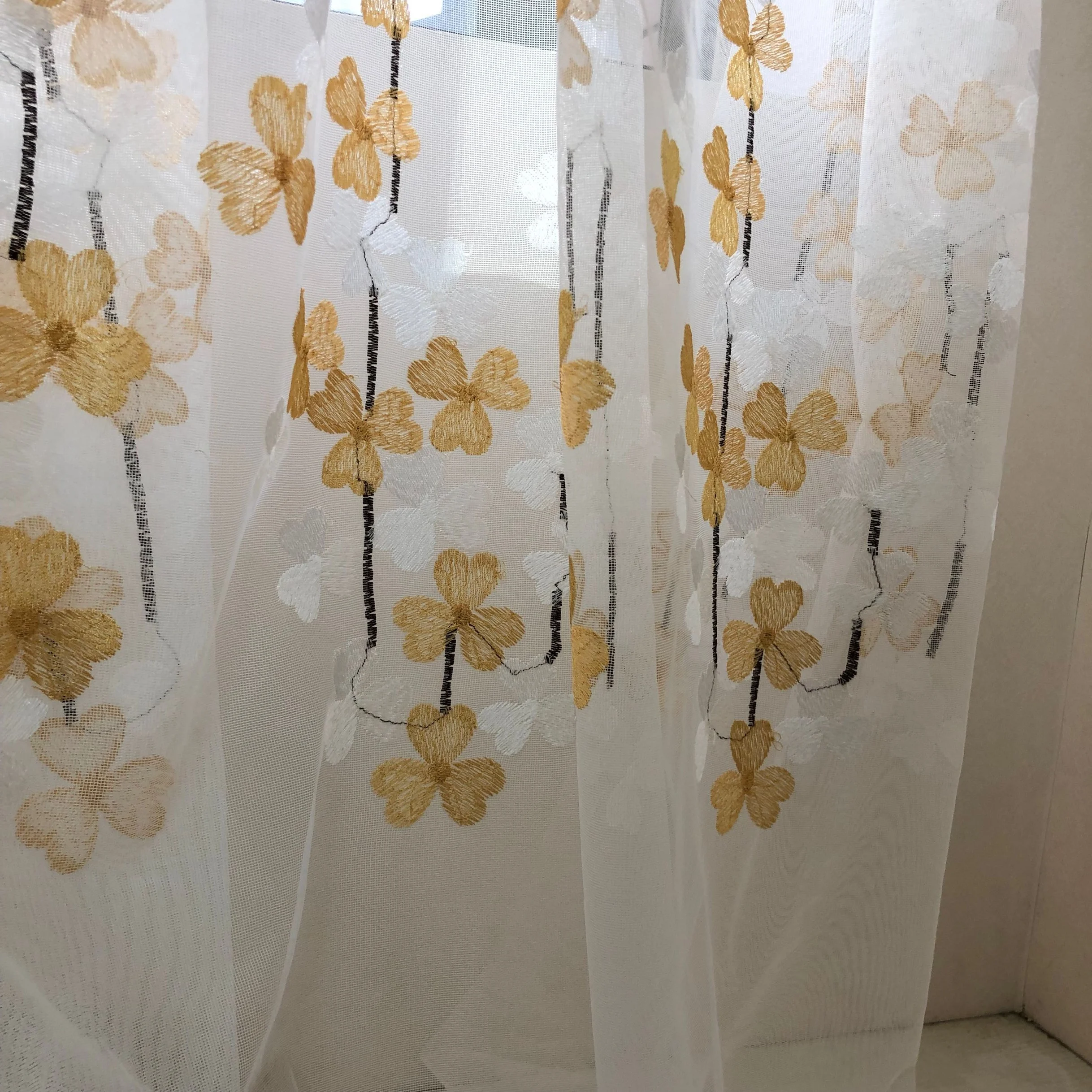 Занавеска в американском стиле белый прозрачный сарафан для гостиной кухни