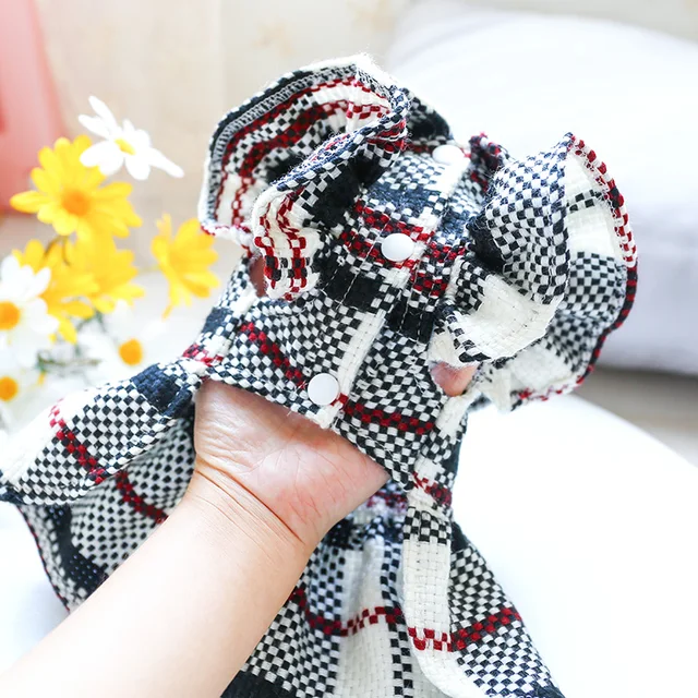 Luxury Lady Sweet Cat Dog Dress Autumn Winter Pet Party Wedding XS XL Girl Yorkies Chihuahua Puppy disfraz perro Skirt Supplies 5