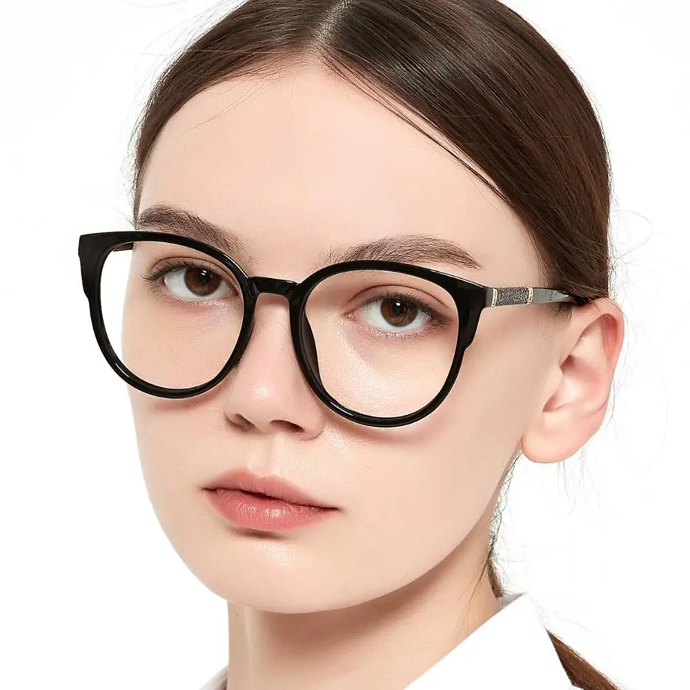 Круглые очки для чтения женские прозрачные оправы очков винтажные большие