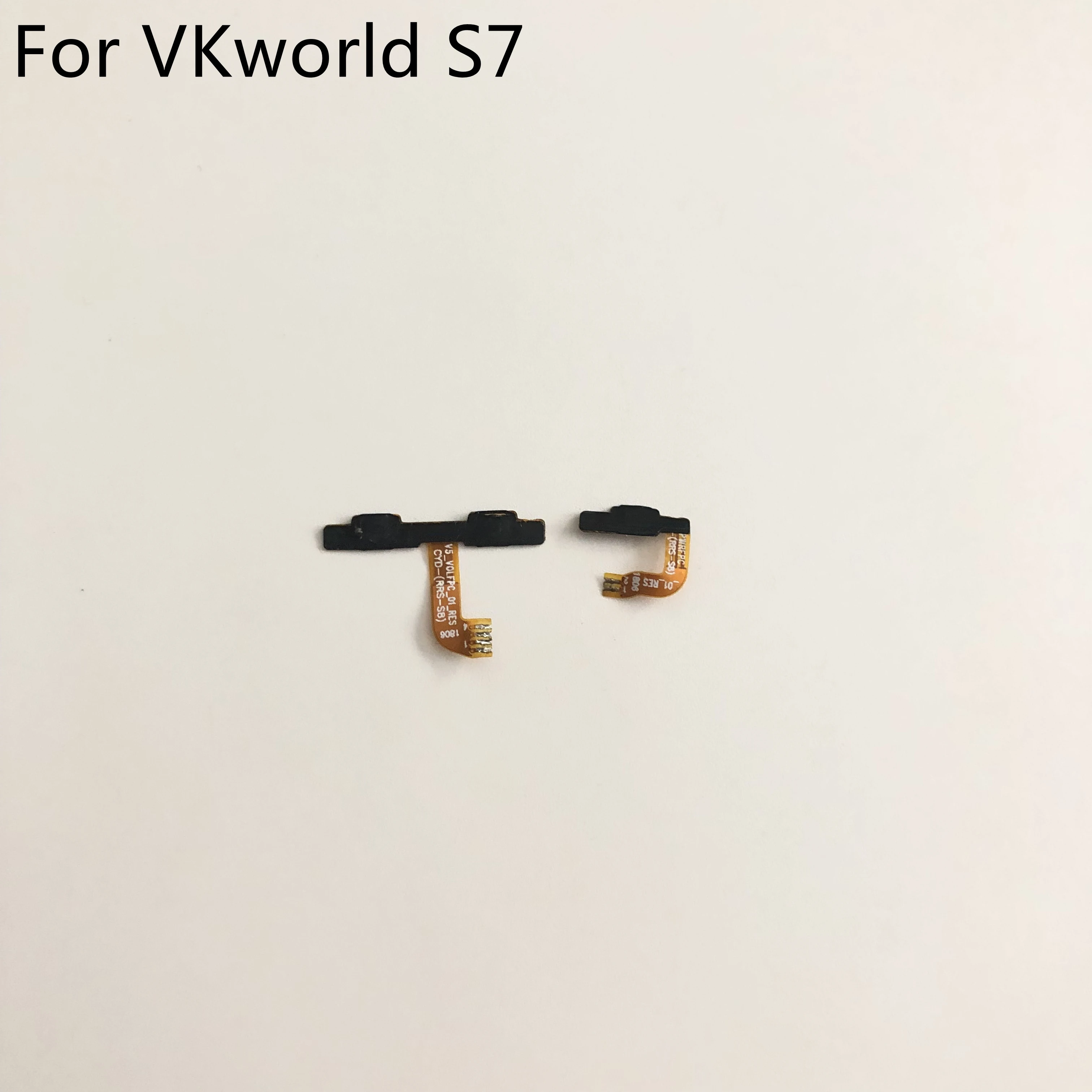 VKworld S7 использованный телефон + клавиша регулировки громкости гибкий кабель FPC