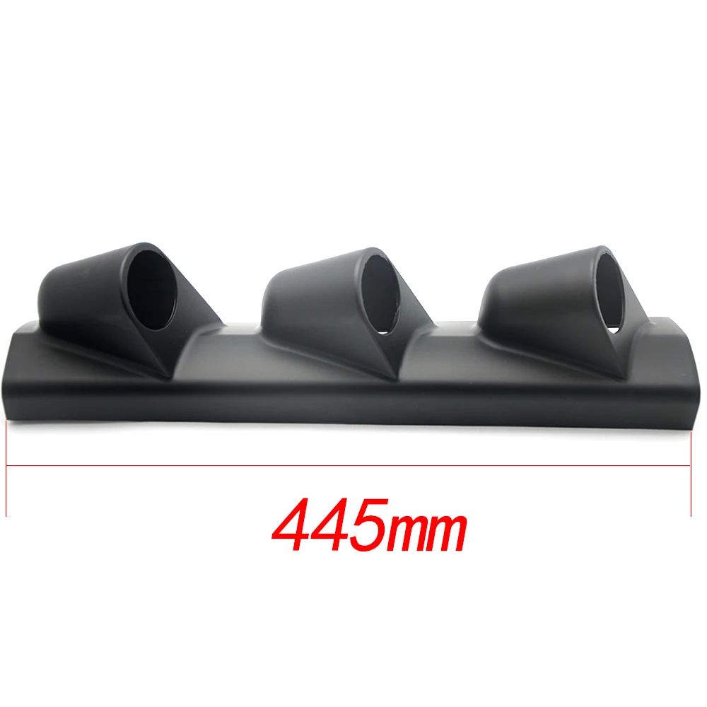 Универсальный черный 2 дюймовый 52 мм Автомобильный тройной A столб с отверстием