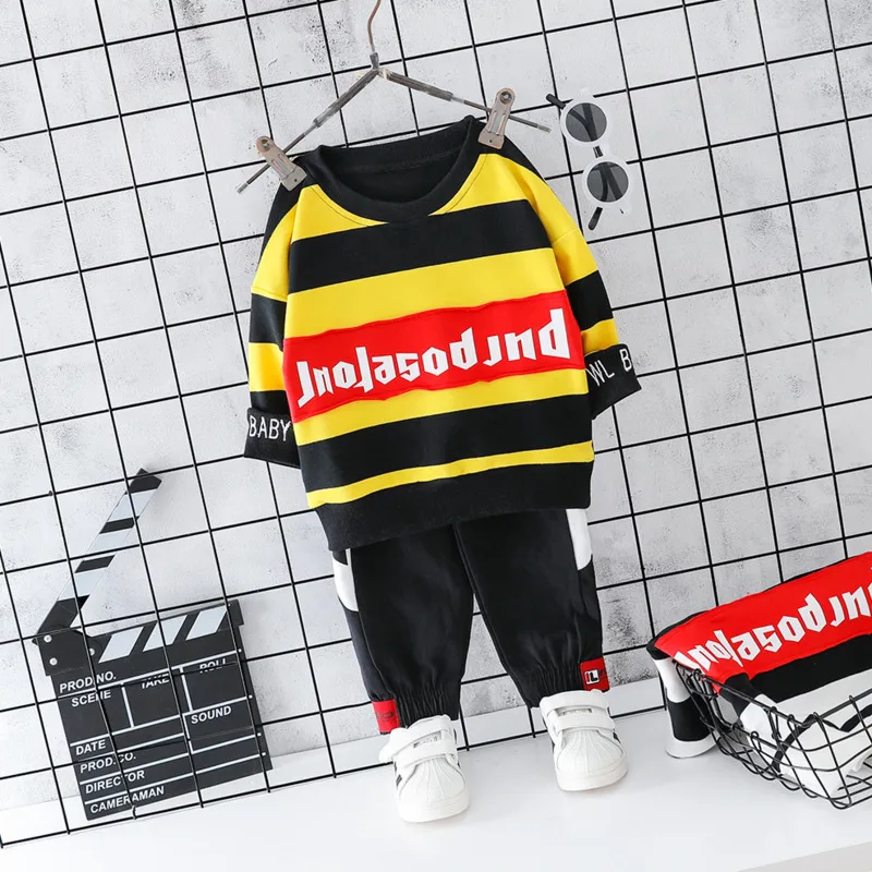 2020 осенне весенняя одежда для малышей комплекты одежды маленьких мальчиков и