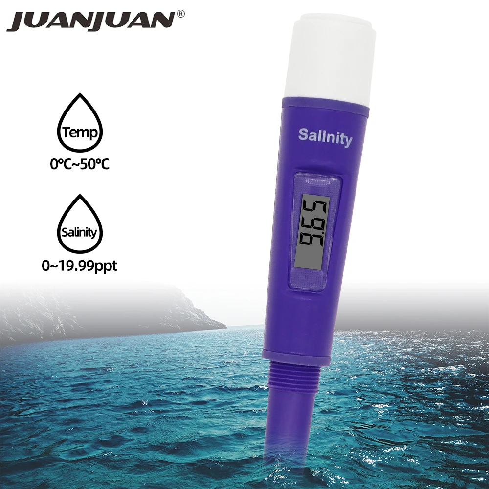 Цифровой измеритель солености тестер соленометра для аквариума морского