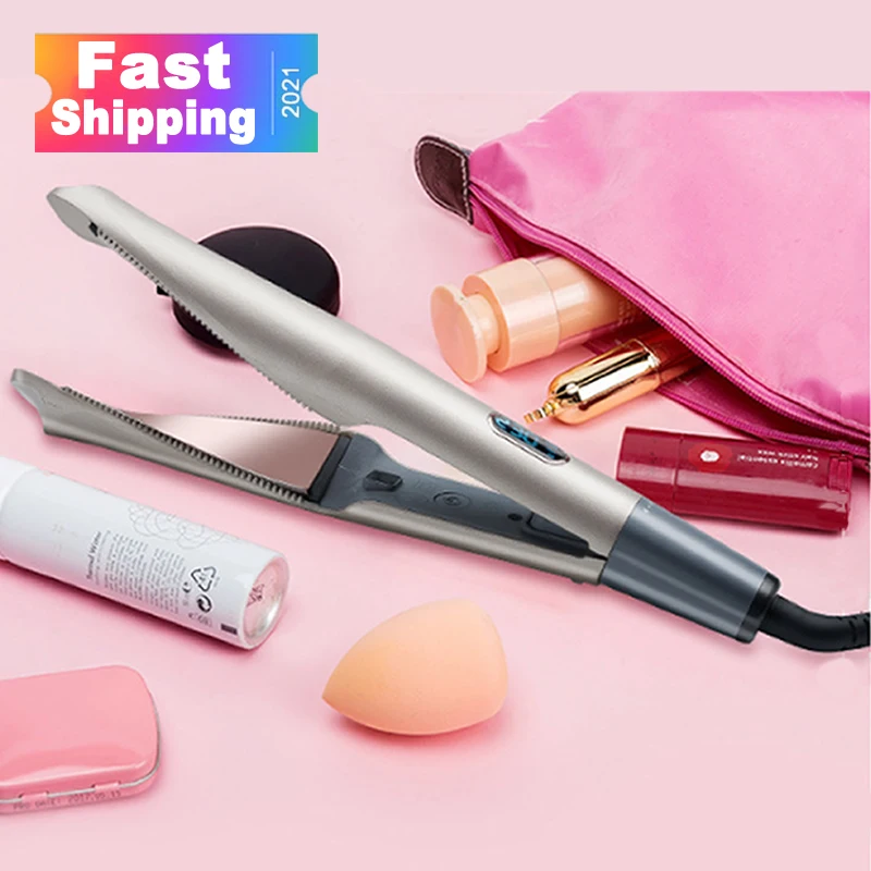 

3-in-1 Hair Curler for Women Flat Iron Curling Hair Curl Modelling Curling Iron Hair Straightener Dairdressing Devices and Tool