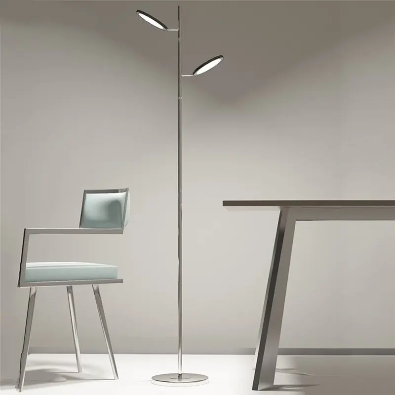 Современный светодиодный круглый напольный светильник в стиле лофт для спальни