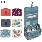 HJKL новые упаковочные кубики, водонепроницаемая дорожная вместительная сумка для хранения, модные дорожные аксессуары, портативная косметичка с крючком для мытья