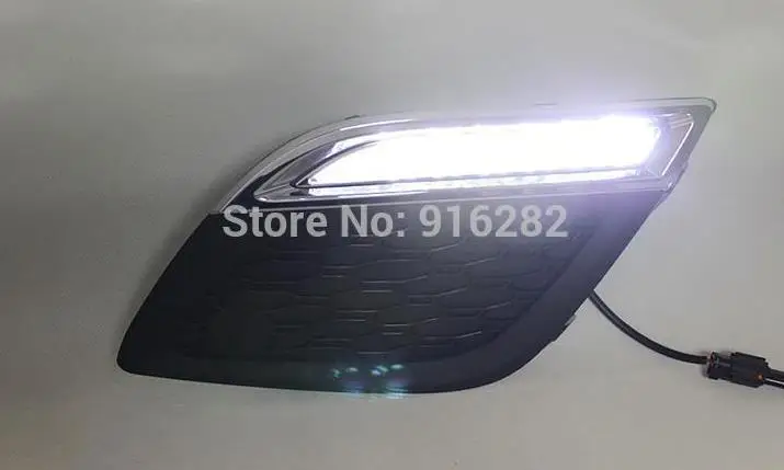 Скидка! Обшивка стиль и Водонепроницаемый12В СИД автомобильное DRL дневные ходовые