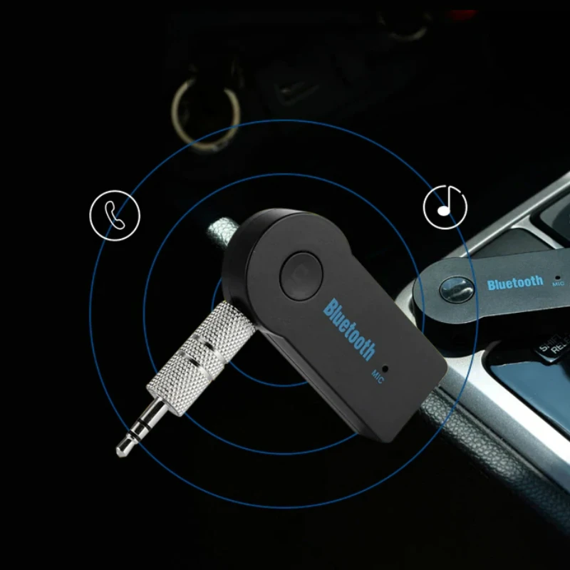 Pcmos 3,5 мм беспроводной Bluetooth приемник передатчик адаптер разъем для автомобиля Музыка Аудио Aux A2dp аксессуары для интерьера клип