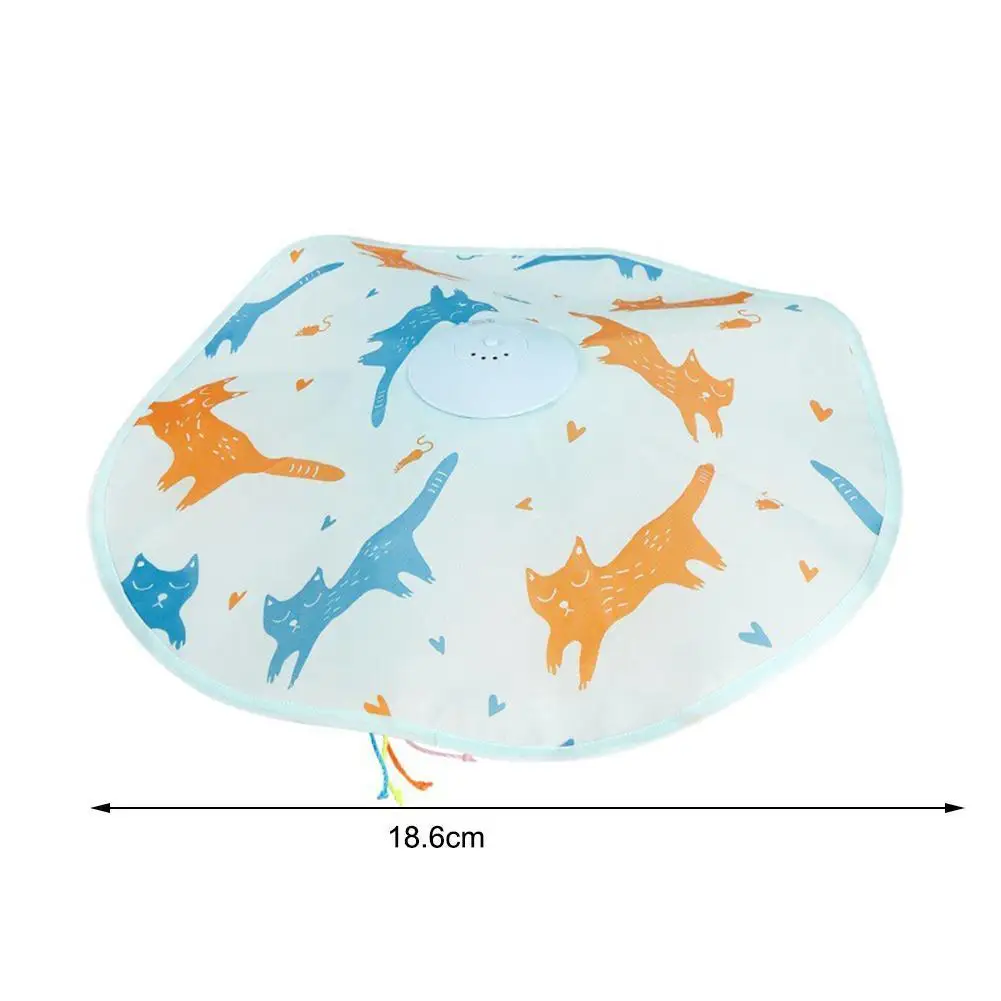 Подвижная игрушка из ткани под накидкой мышь перо автоматическая для домашних