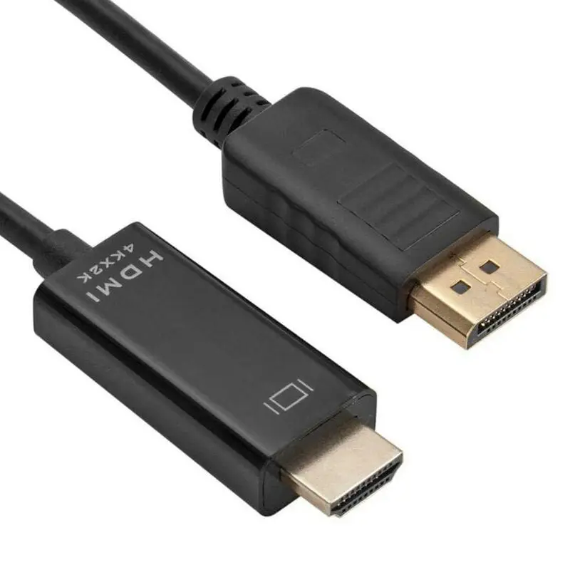 1080P порт дисплея 1 4 кабель DP в HDMI-совместимый адаптер разъем шнур преобразователя