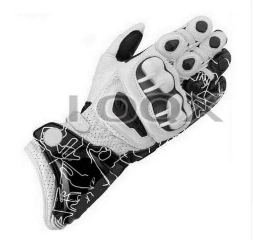 

2018 New 3 Colors 100% Genuine Leather GP Motorcycle Long Gloves Racing Driving PRO Motorbike Original Cowhide Gloves