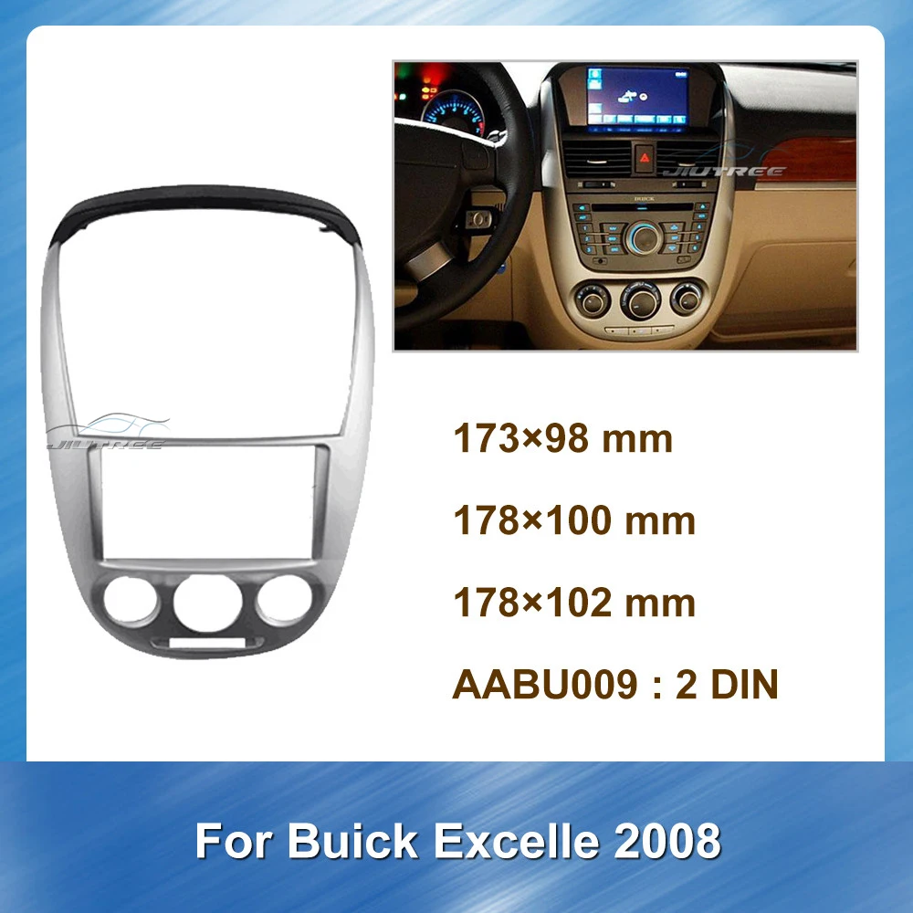 

2 Din Car Radio Fascia For Buick Excelle 2008 Car Frame Dashboard Installation Face Plate Panel Dash Trim Kit DVD Frame
