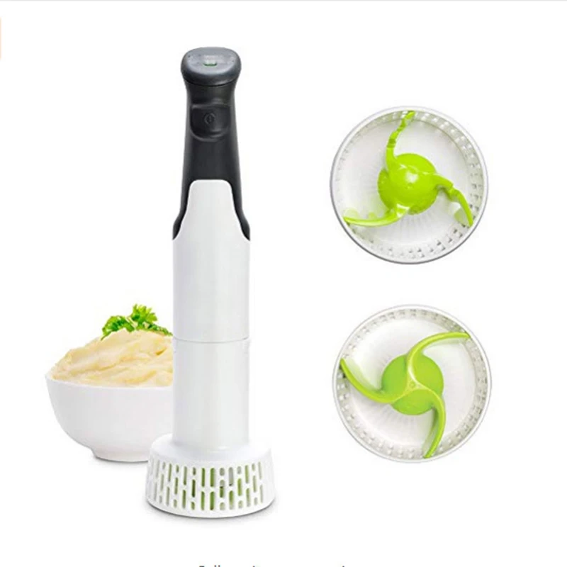 

160W Electric Potato Masher For Kitchen Hand Blender Handheld Batter Mixer BPA Free Not Toxic For Baby Food Vegetable