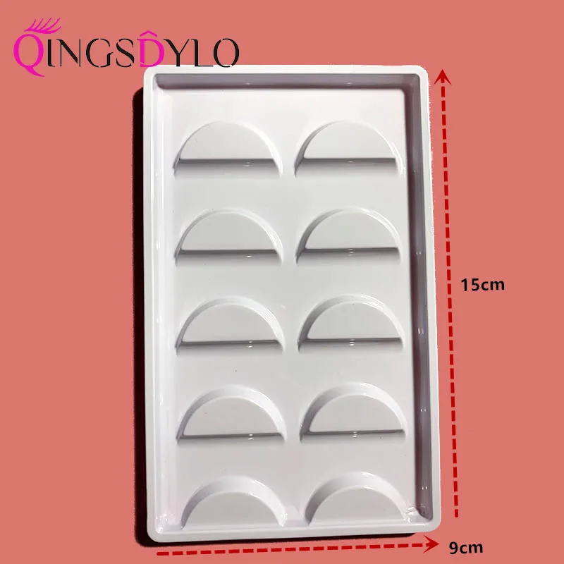 Прозрачный лоток для ресниц пластиковый прозрачный норковый держатель ресницы