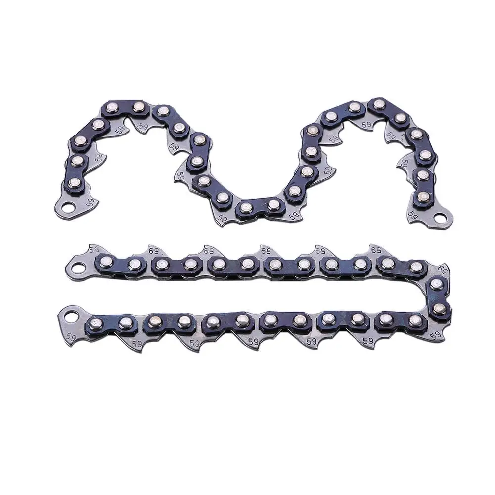 

2pcs Chain Type Chain Blade Wood Cutting Chainsaw Woodworking Accessories Grass Trimmer Head Chain Grass Cutter Desbrozadora