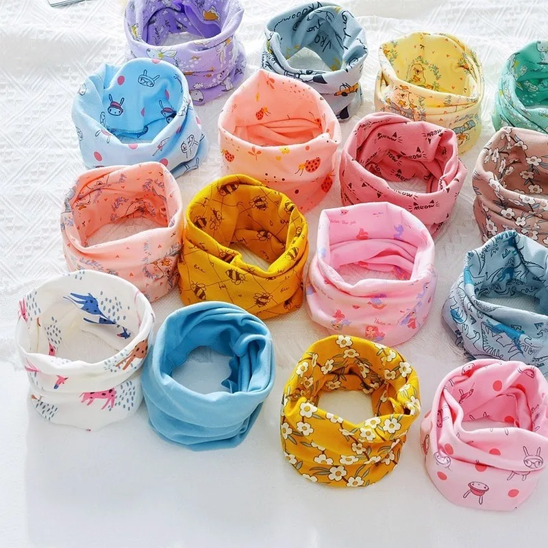 

Cotton Bandana Bibs Baby Babador Feeding Smock Infant Burp Cloths Cartoon Saliva Towel Baby Eating Accessory Scarf Neckerchief