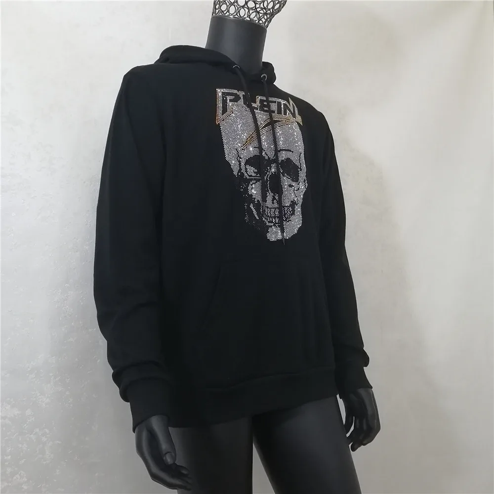 Мужские хлопковые толстовки с длинным рукавом повседневные пуловеры блестящими